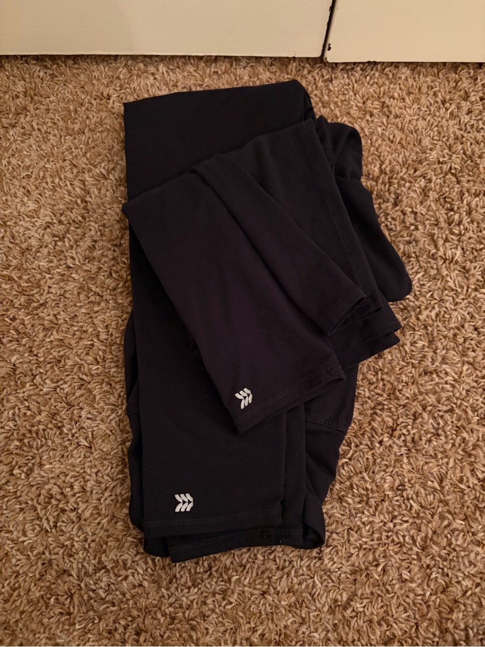 2 pack of kids black leggings